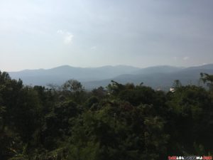 Doi Suthep Mountaint Starting To Fade Due To The Smoke